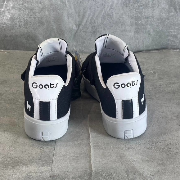 Goats Women's Black Canvas Crisscross Straps Platform Slip-On Sneakers SZ 6 - Picture 8 of 12